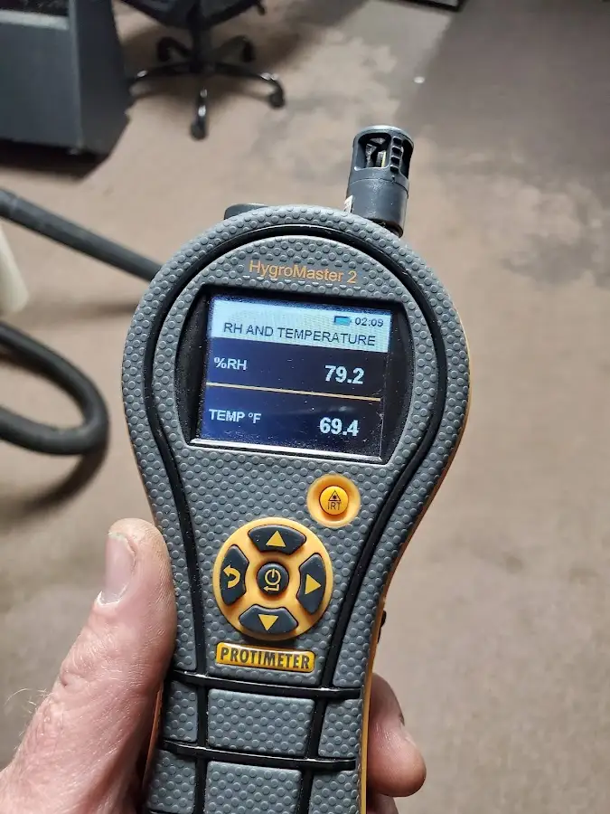 Moisture meter humidity assessment for Mold Remediation & Removal in East Pikeland